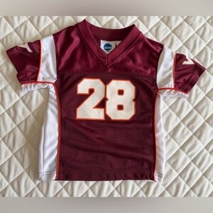 NCAA Virginia Tech Hokies VT #28 Football Jersey Toddler Size 24M 2T Maroon